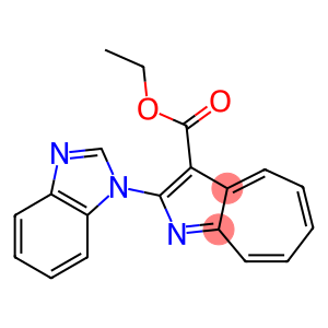 2-(1H-Benzimidazol-1-yl)cyclohepta[b]pyrrole-3-carboxylic acid ethyl ester