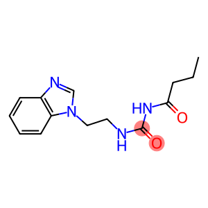 1-[2-(1H-Benzimidazol-1-yl)ethyl]-3-butyrylurea