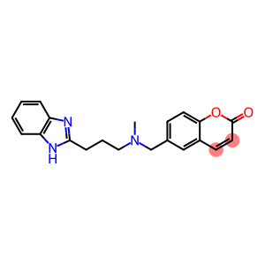 6-([[3-(1H-BENZIMIDAZOL-2-YL)PROPYL](METHYL)AMINO]METHYL)-2H-CHROMEN-2-ONE