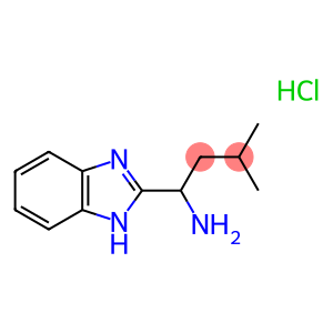 1-(1H-BENZIMIDAZOL-2-YL)-3-METHYLBUTAN-1-AMINE HYDROCHLORIDE