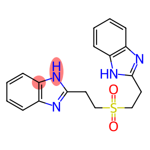 2-(2-{[2-(1H-benzo[d]imidazol-2-yl)ethyl]sulfonyl}ethyl)-1H-benzo[d]imidazole