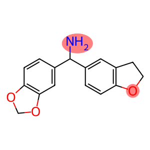 2H-1,3-benzodioxol-5-yl(2,3-dihydro-1-benzofuran-5-yl)methanamine