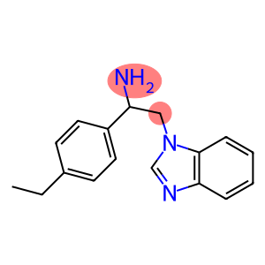 2-(1H-1,3-benzodiazol-1-yl)-1-(4-ethylphenyl)ethan-1-amine