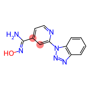 2-(1H-1,2,3-benzotriazol-1-yl)-N'-hydroxypyridine-4-carboximidamide