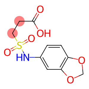 3-(2H-1,3-benzodioxol-5-ylsulfamoyl)propanoic acid