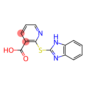 2-(1H-1,3-benzodiazol-2-ylsulfanyl)pyridine-3-carboxylic acid