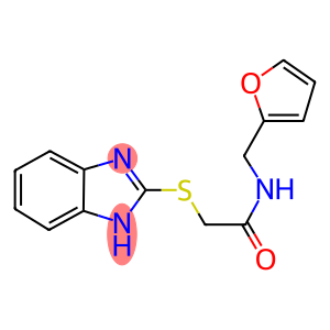 2-(1H-benzimidazol-2-ylsulfanyl)-N-(2-furylmethyl)acetamide