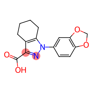 1-(2H-1,3-benzodioxol-5-yl)-4,5,6,7-tetrahydro-1H-indazole-3-carboxylic acid