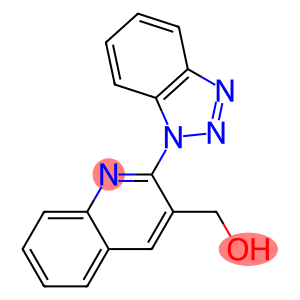 [2-(1H-1,2,3-benzotriazol-1-yl)quinolin-3-yl]methanol