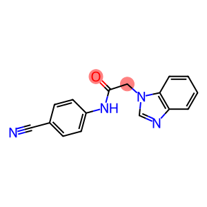 2-(1H-1,3-benzodiazol-1-yl)-N-(4-cyanophenyl)acetamide