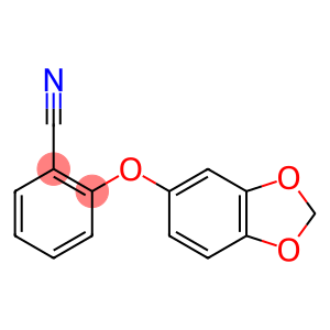 2-(2H-1,3-benzodioxol-5-yloxy)benzonitrile