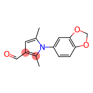 1-(2H-1,3-benzodioxol-5-yl)-2,5-dimethyl-1H-pyrrole-3-carbaldehyde