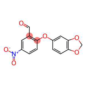 2-(2H-1,3-benzodioxol-5-yloxy)-5-nitrobenzaldehyde