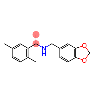 (2H-1,3-benzodioxol-5-ylmethyl)[1-(2,5-dimethylphenyl)ethyl]amine