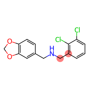 (2H-1,3-benzodioxol-5-ylmethyl)[(2,3-dichlorophenyl)methyl]amine