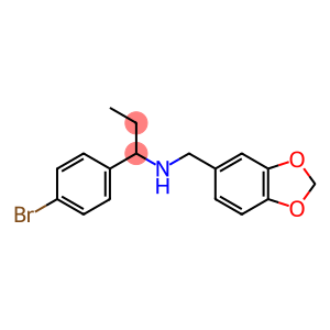 (2H-1,3-benzodioxol-5-ylmethyl)[1-(4-bromophenyl)propyl]amine