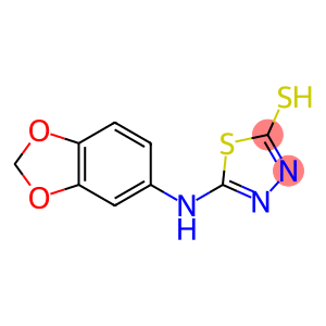 5-(2H-1,3-benzodioxol-5-ylamino)-1,3,4-thiadiazole-2-thiol