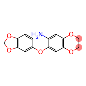 7-(2H-1,3-benzodioxol-5-yloxy)-2,3-dihydro-1,4-benzodioxin-6-amine