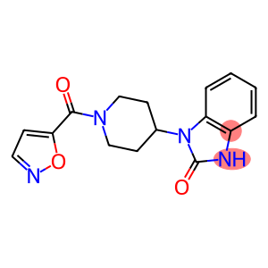 1-[1-(ISOXAZOL-5-YLCARBONYL)PIPERIDIN-4-YL]-1,3-DIHYDRO-2H-BENZIMIDAZOL-2-ONE