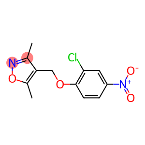 Isoxazole,  4-[(2-chloro-4-nitrophenoxy)methyl]-3,5-dimethyl-