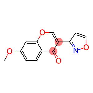 3-(3-isoxazolyl)-7-methoxy-4H-chromen-4-one