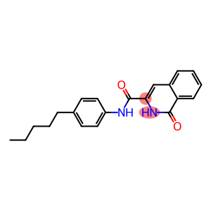 3-Isoquinolinecarboxamide,  1,2-dihydro-1-oxo-N-(4-pentylphenyl)-