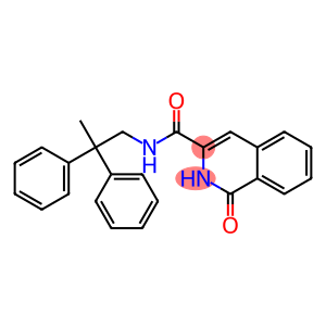 3-Isoquinolinecarboxamide,  N-(2,2-diphenylpropyl)-1,2-dihydro-1-oxo-