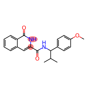 3-Isoquinolinecarboxamide,  1,2-dihydro-N-[1-(4-methoxyphenyl)-2-methylpropyl]-1-oxo-