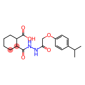 2-({2-[2-(4-isopropylphenoxy)acetyl]hydrazino}carbonyl)cyclohexanecarboxylic acid