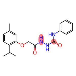 2-[2-(2-isopropyl-5-methylphenoxy)acetyl]-N-phenyl-1-hydrazinecarboxamide