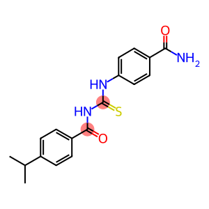 4-({[(4-isopropylbenzoyl)amino]carbothioyl}amino)benzamide