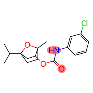 4-isopropyl-1-methyl-7-oxabicyclo[2.2.1]hept-2-yl N-(3-chlorophenyl)carbamate