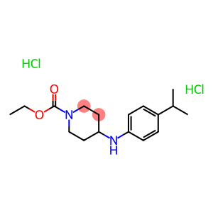 4-(4-ISOPROPYL-PHENYLAMINO)-PIPERIDINE-1-CARBOXYLIC ACID ETHYL ESTER DIHYDROCHLORIDE