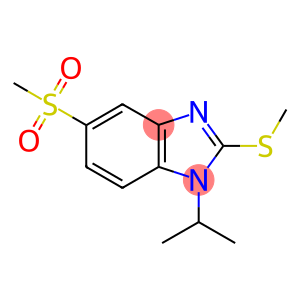 1-ISOPROPYL-5-(METHYLSULPHONYL)-2-(METHYLTHIO)-(1H)-BENZIMIDAZOLE
