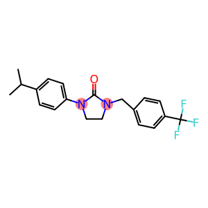 1-(4-ISOPROPYLPHENYL)-3-[4-(TRIFLUOROMETHYL)BENZYL]IMIDAZOLIDIN-2-ONE