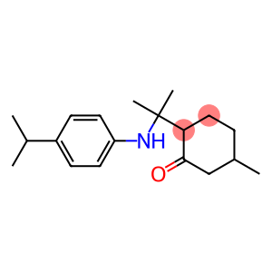 2-[1-(4-ISOPROPYL-PHENYLAMINO)-1-METHYL-ETHYL]-5-METHYL-CYCLOHEXANONE