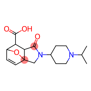 3-(1-ISOPROPYL-PIPERIDIN-4-YL)-4-OXO-10-OXA-3-AZA-TRICYCLO[5.2.1.0(1,5)]DEC-8-ENE-6-CARBOXYLIC ACID