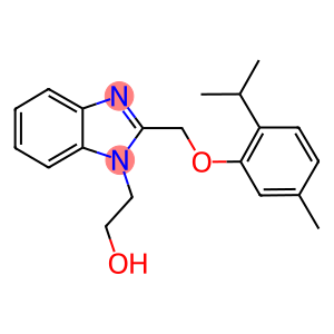 2-(2-[(2-ISOPROPYL-5-METHYLPHENOXY)METHYL]-1H-BENZIMIDAZOL-1-YL)ETHANOL