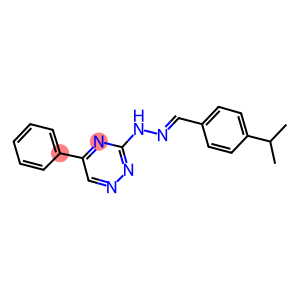 4-ISOPROPYLBENZALDEHYDE (5-PHENYL-1,2,4-TRIAZIN-3-YL)HYDRAZONE