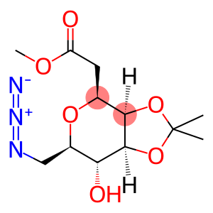 2-(2,3-ISOPROPYLIDENE-6-AZIDO-6DEOXY-BETA-D-MANNOPYRANOSYL)-ACETIC ACID METHYL ESTER