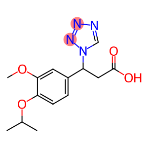 3-(4-ISOPROPOXY-3-METHOXYPHENYL)-3-(1H-1,2,3,4-TETRAZOL-1-YL)PROPANOIC ACID