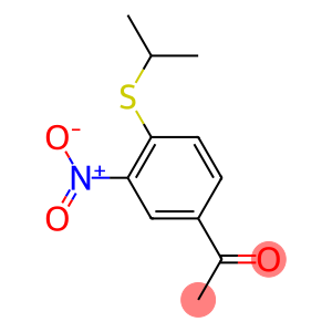 1-[4-(isopropylthio)-3-nitrophenyl]ethan-1-one