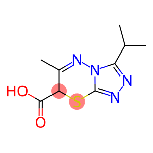 3-Isopropyl-6-methyl-7H-[1,2,4]triazolo[3,4-b][1,3,4]thiadiazine-7-carboxylic acid