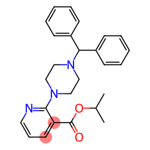 isopropyl 2-(4-benzhydrylpiperazino)nicotinate