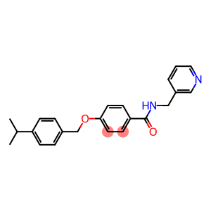 4-[(4-isopropylbenzyl)oxy]-N-(3-pyridinylmethyl)benzenecarboxamide