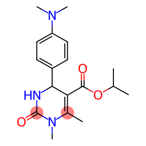 isopropyl 4-[4-(dimethylamino)phenyl]-1,6-dimethyl-2-oxo-1,2,3,4-tetrahydro-5-pyrimidinecarboxylate