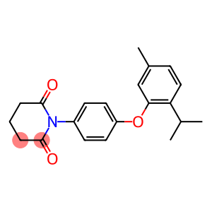 1-[4-(2-isopropyl-5-methylphenoxy)phenyl]-2,6-piperidinedione