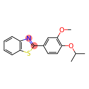 2-(4-isopropoxy-3-methoxyphenyl)-1,3-benzothiazole