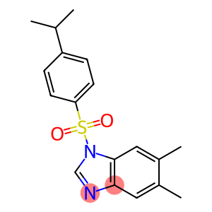 1-[(4-isopropylphenyl)sulfonyl]-5,6-dimethyl-1H-benzimidazole