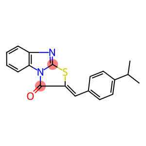 2-(4-isopropylbenzylidene)[1,3]thiazolo[3,2-a]benzimidazol-3(2H)-one